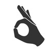 Perfect hand sign icon concept