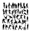 © martinussumbaji - Activity People Silhouettes, art vector design