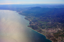Aerial View Of Marbella, A Resort Town On The South Coast Of Spain On The Alboran Sea Near Gibraltar