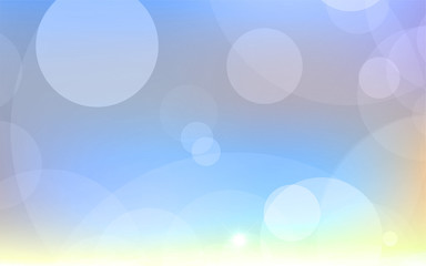 Abstract Bokeh white circle background