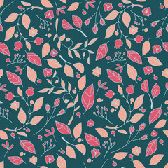 floral pattern. Seamless vector texture