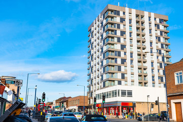 London, view of the Edgware district