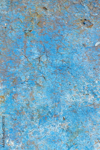 Light Blue Rusty Vintage Paint Background Color On Old Pool