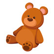 teddy bear toy icon cartoon