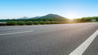 © zhouyilu - Road Pavement and Natural Landscape of Landscape..