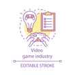 © IMG visuals icons - Video game industry concept icon