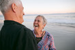 © Rob and Julia Campbell/Stocksy - Mature couple together on beach