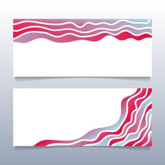 Wall Mural - ABSTRACT COLORFUL BANNERS III