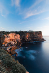 Wall Mural - beautiful sunrise view over diamond bay, sydney, australia.