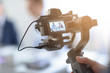 © StockPhotoPro - Professional videomaker shooting a video