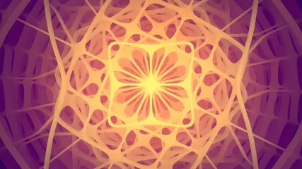 Aufkleber - Futuristic composition of rotation rounded shapes. Computer generated abstract animation with pink colored forms. Modern covers design with geometric pattern. 3d rendering. 4K, Ultra HD resolution.
