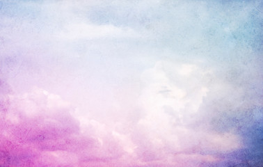  Abstract watercolor painting background alike sky with clouds in dawn