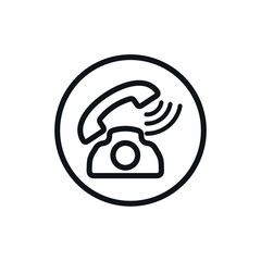 Poster - Phone icon vector. Phone glyph icon illustration creativity symbol on white background.