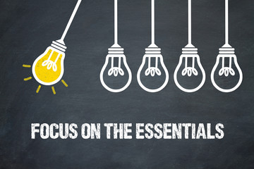 Poster - Focus on the essentials