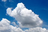 Fototapeta Niebo - white cloud on blue sky ,nature sky