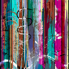 Abstract Background, With Stripes, Strokes And Splashes, Grungy