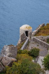 Wall Mural - Castle of Castelsardo, a gorgeous medieval village on a promontory in the gulf of Asinara dominated by a castle, Province of Sassari, Sardinia, Italy