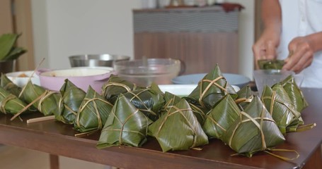 Sticker - Homemade rice dumpling for Chinese dragon boat festival