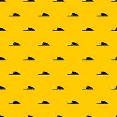 Wall Mural - Slippers pattern seamless vector repeat geometric yellow for any design