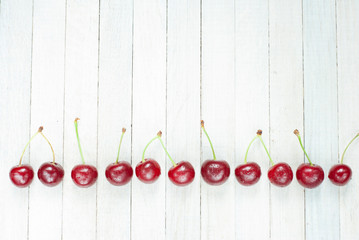 Wall Mural - Sour cherries