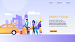 © pavelvinnik - Family Travel Landing Page Promotion Template