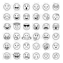 Hand Drawn Doodle Emoji