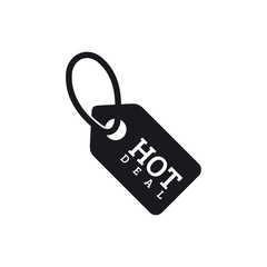Aufkleber - Label icon. Price tag icon line symbol vector on white background