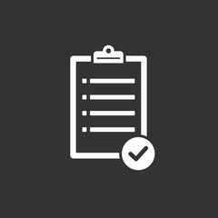Poster - Clipboard icon Symbol vector
