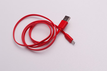 USB cord to charge the phone-isolated