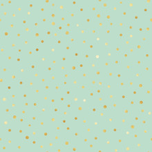 Gold Confetti Seamless Pattern - Festive Gold Confetti Repeating Pattern Design