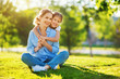 © JenkoAtaman - happy family mother and child daughter in nature   in summer