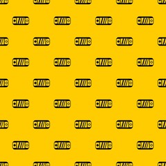Poster - Portable video game console pattern seamless vector repeat geometric yellow for any design