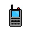 © Aranagraphics - Cell phone vector, Electronic device filled icon editable stroke