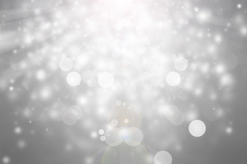 white blur abstract background. bokeh christmas blurred beautiful shiny Christmas lights