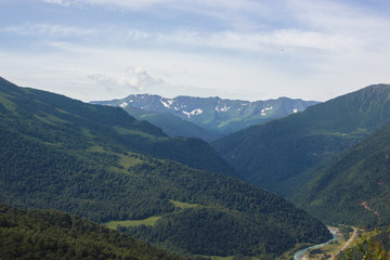 Wall Mural - view of mountains