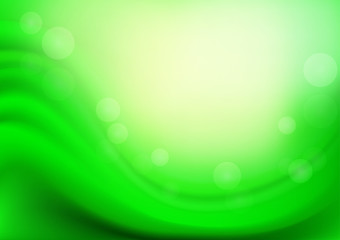 Natural green abstract background vector illustration