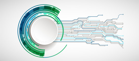 Abstract technology circuit board. Communication concept.