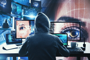 Poster - Hack and malware concept