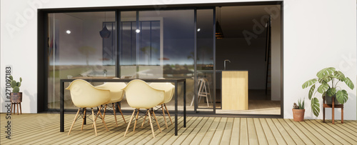 Vue 3d Terrasse Avec Chaise Et Grande Baie Vitree Buy This Stock Illustration And Explore Similar Illustrations At Adobe Stock Adobe Stock