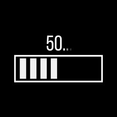 Poster - Load icon vector. System update. Loading vector. Loading bar icon. Vector illustration.