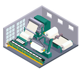 Poster - Paper Production Illustration