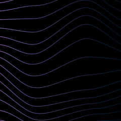Poster - Wave background. Wave 3d. Abstract mesh background. Design for poster. Vector illustration.