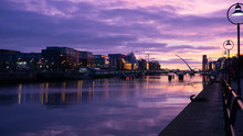 Dublin River At Dawn