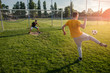 © phoenix021 - Teens shooting penalties , soccer