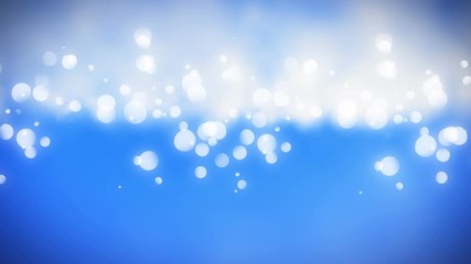 Canvas Print - White bokeh lights in the sky