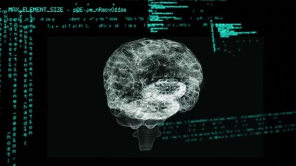 Poster - digital brain and program codes