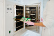© Nomad_Soul - Antibacterial cabinet, beautician cleans tools