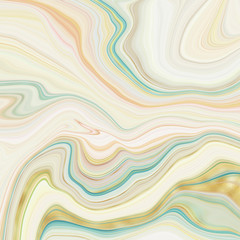 Wall Mural - Abstract Marble Swirls Background - Fluid marbling effect with subtle gold veining accents