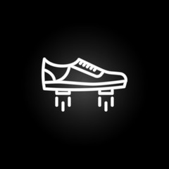 Poster - technology rocket neon icon. Elements of technology set. Simple icon for websites, web design, mobile app, info graphics