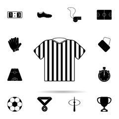 Poster - jersey icon. Universal set of football for website design and development, app development